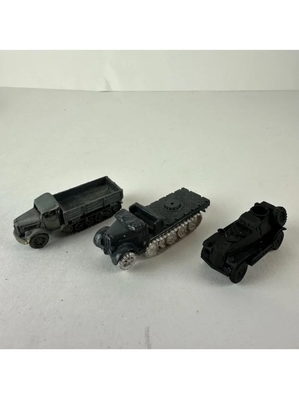 Three Battlefront Flames of War Military Vehicles